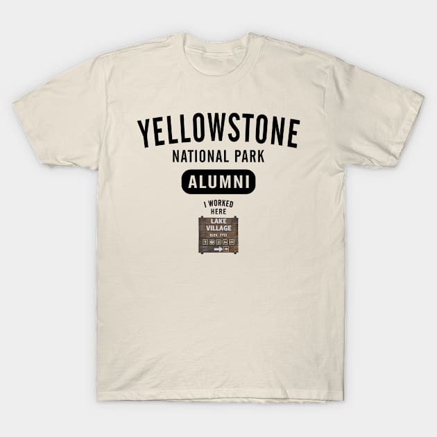 Lake Village Yellowstone Alumni T-Shirt by Smyrna Buffalo